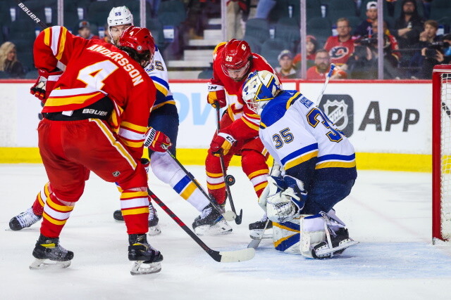 The Calgary Flames are looking for a forward. The Bruce Boudreau-Vancouver Canucks situation lingers on. World Cup of Hockey pushed back.