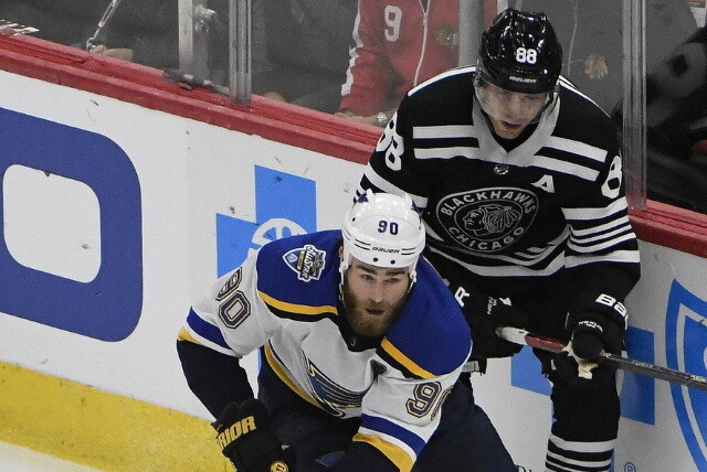 The St. Louis Blues have been keeping an eye on the Boston Bruins. Three things that Patrick Kane and Jonathan Toews will have to consider