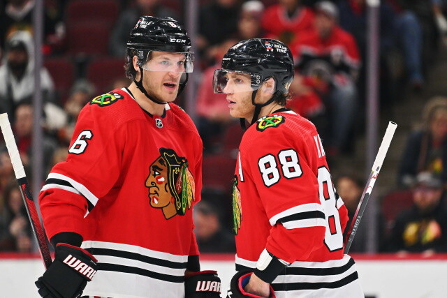 Patrick Kane talks may be delayed with the Blackhawks. Connor Murphy and Jake McCabe realize they could be traded.