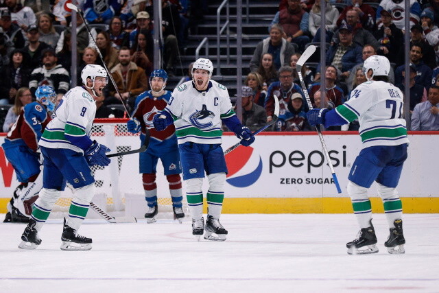 There is disjointedness between the Vancouver Canucks management and coaches and between the leadership group of Bo Horvat and J.T. Miller.