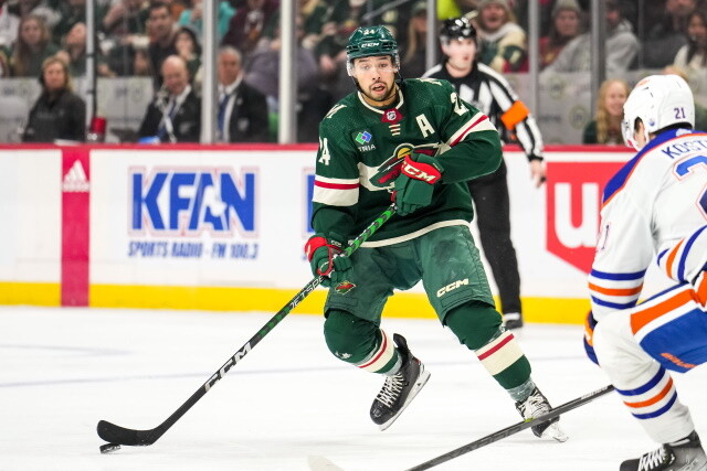 The Edmonton Oilers and Ottawa Senators have called about Matt Dumba. Teams are calling the San Jose Sharks about Erik Karlsson.