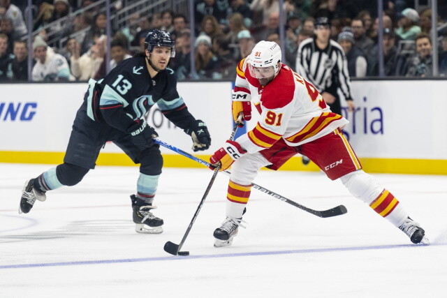 The Seattle Kraken have of draft picks in their pocket for the deadline. The Calgary Flames need a scoring winger, third-pairing defenseman.