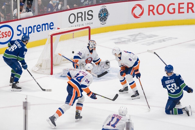 The Vancouver Canucks trade Bo Horvat to the New York Islanders for Anthony Beauvillier, Aatu Ray and a protected 2023 first-round pick.