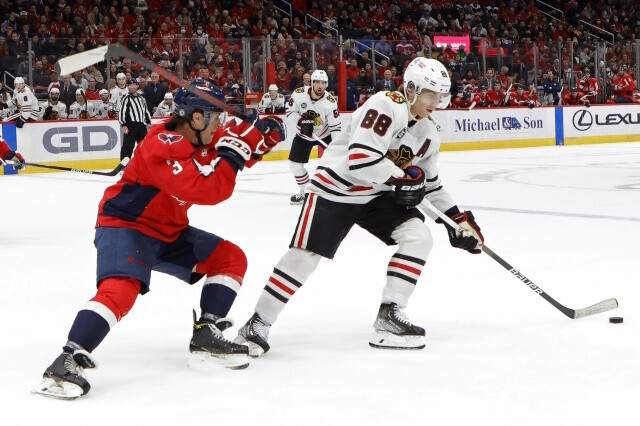 Will the Capitals re-sign Nick Jensen and/or Erik Gustafsson or trade one/both? Undecided Patrick Kane with plenty of interested contenders.