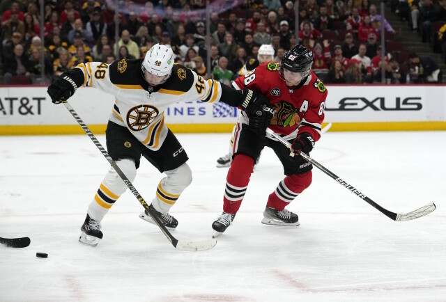 The Bruins are the talk of NHL Rumors as they look to add on defense and what would it cost them in a Patrick Kane trade.