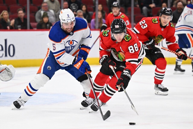 An Edmonton Oilers trade proposal for Patrick Kane. The Senators don't plan on trading Alex DeBrincat, Travis Hamonic, Derick Brassard.