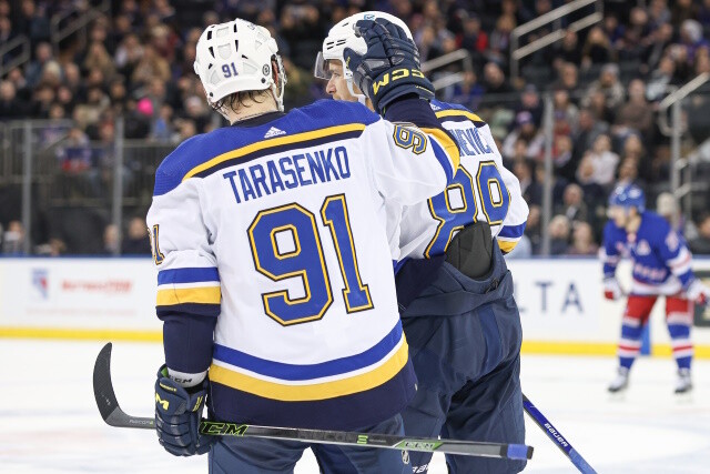 Does Vladimir Tarasenko make sense for the New York Rangers? Dylan Cozens' extension may complicate Filip Chytil extension talks.