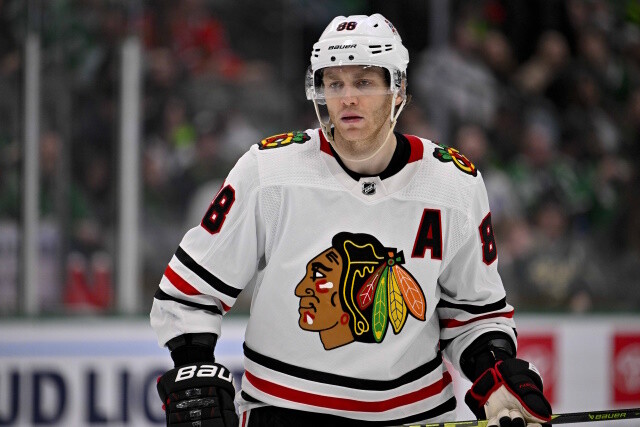 Speculation grows as Patrick Kane returns to Chicago and the New York Rangers continue to clear out salary. The latest.