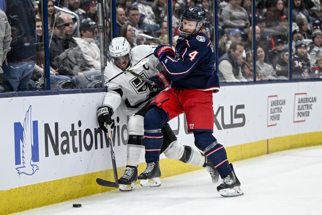 The Kings traded Jonathan Quick and a first to Columbus for Vladislav Gavrikov and Joonas Korpisalo. The Blue Jackets are now shopping Quick.