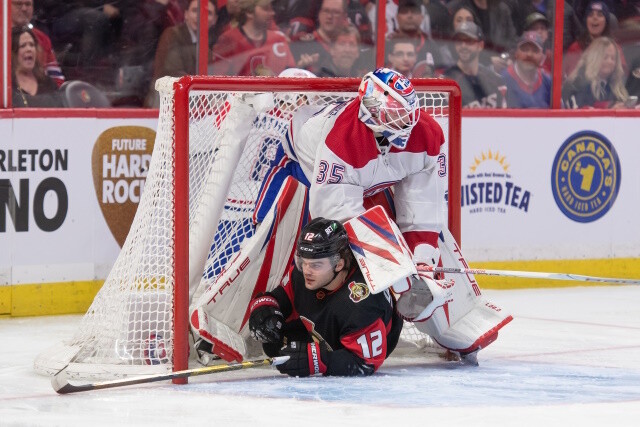 Senators won't bring back Cam Talbot, would like to keep Alex DeBrincat. Keys to the offseason for the Montreal Canadiens, San Jose Sharks.