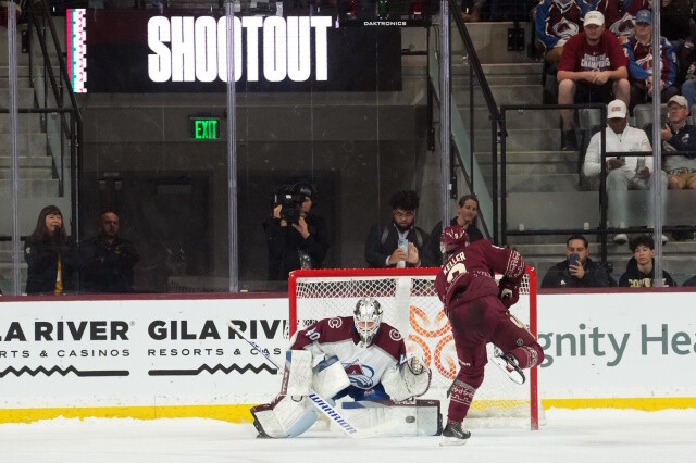 Will a few others Coyotes follow Jakob Chychrun's lead? Can the Jets convince Pierre-Luc Dubois to stay? Cole Caufield talks have begun.