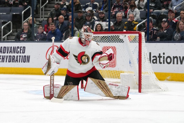 Cam Talbot is likely not back with the Ottawa Senators next season. Will Buffalo Sabres captain Kyle Okposo be back next season?