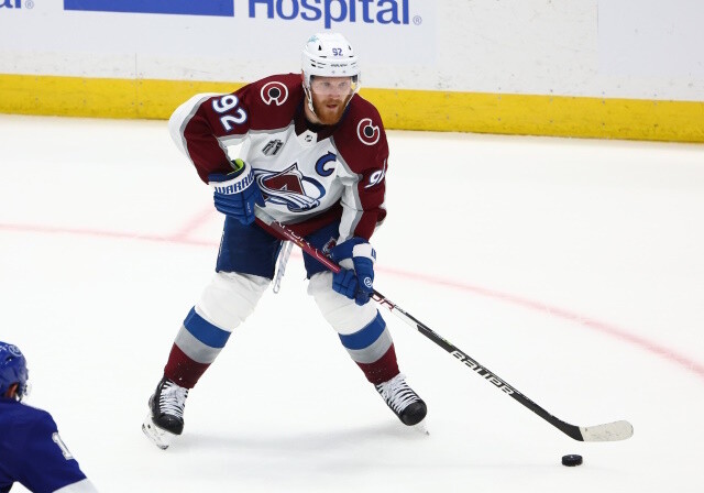 Gabriel Landeskog out next season. Stars without Ty Dellandrea, Jani Hakanpaa last night. Jared McCann returns. Ilya Samsonov out for Game 4.