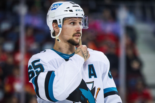 Sharks coach thinks Erik Karlsson is torn on where he wants to play next season. Top 20 NHL trade targets this offseason.