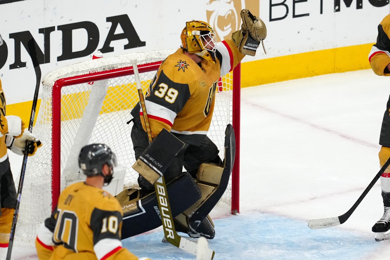 NHL: Stanley Cup Playoffs-Winnipeg Jets at Vegas Golden Knights