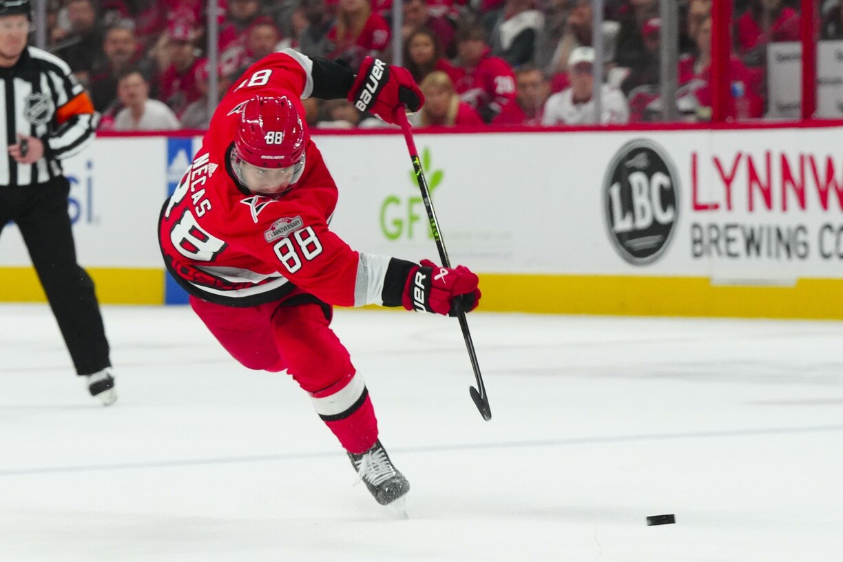 NHL: Stanley Cup Playoffs-New Jersey Devils at Carolina Hurricanes