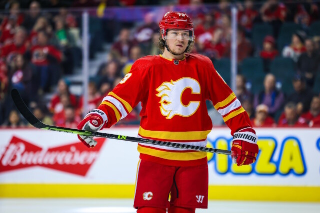 The New Jersey Devils have acquired forward Tyler Toffoli from the Calgary Flames for forward Yegor Sharangovich and a 2023 3rd round pick.