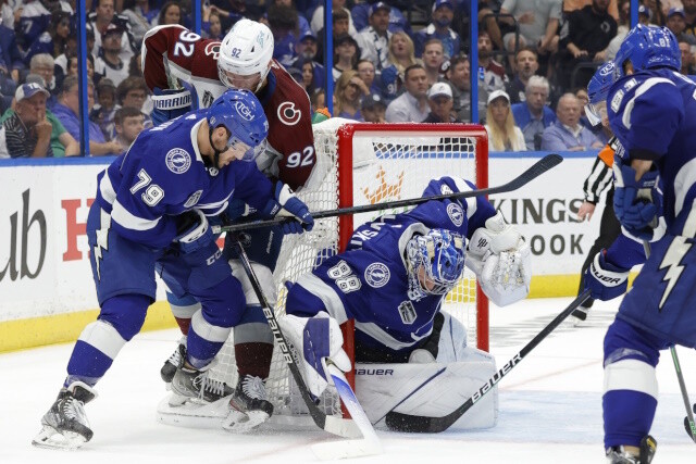 The Tampa Bay Lightning have traded forward Ross Colton to the Colorado Avalanche for a 2023 second-round pick (No. 37).