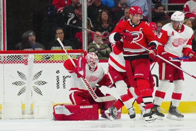 The Hurricanes extend Jordan Staal. The Kings send Sean Durzi to the Coyotes for a draft pick. The Flyers re-sign Louis Belpedio.