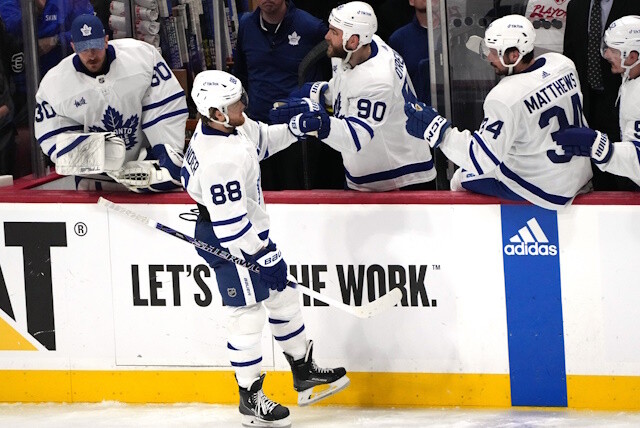 William Nylander said that there is no rush to sign an extension given he has a year left but he hopes he can stay with the Toronto Maple Leafs.