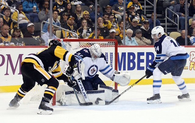 The Winnipeg Jets aren't looking to trade Connor Hellebuyck or Mark Scheifele. The Pittsburgh Penguins could look to make a moves after the season starts.