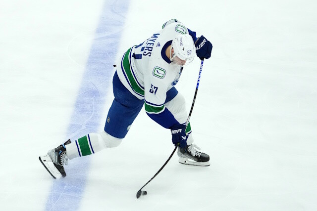 Vancouver Canucks defenseman Tyler Myers has had his name in the rumor mill for a while now. His bonus is paid but what will his future hold?