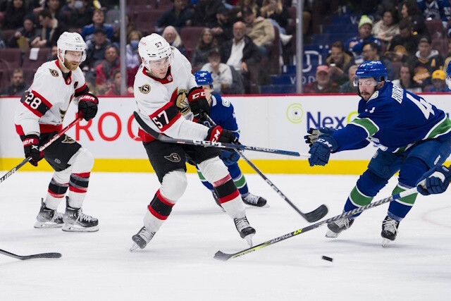 The Ottawa Senators continue to be in the news and as one insider stated there is a chance the team could trade Shane Pinto over recent suspension.