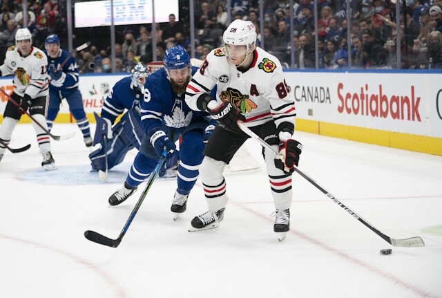 The Toronto Maple Leafs are one of the teams that have shown interest in Patrick Kane. It's close to Buffalo but will he interested in them is the question.