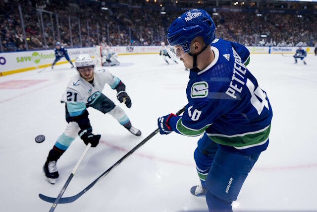 The Vancouver Canucks and Elias Pettersson continue to talk. Does the term on Auston Matthews contract change Pettersson's thinking?