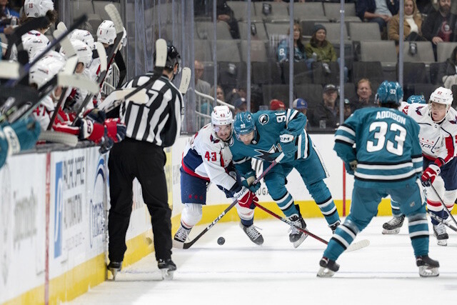 Video highlights from last night's games. The San Jose Sharks sign Justin Bailey. Ryan Hartman suspended for two games.