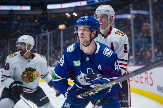 NHL: Chicago Blackhawks at Vancouver Canucks.