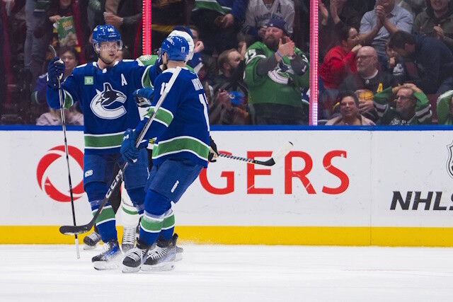 Elias Pettersson's agent and Vancouver Canucks GM Patrik Allvin met in Colorado last week. Things are quiet with Filip Hronek.