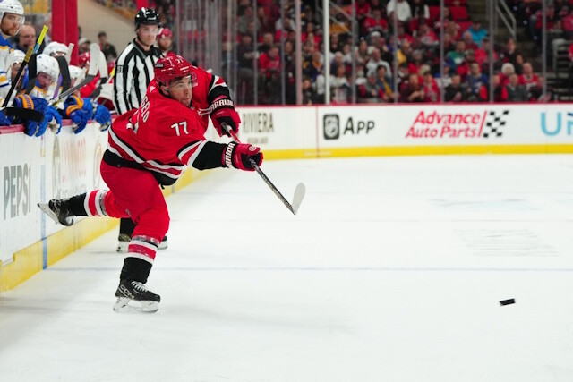 The Carolina Hurricanes are closer to getting things straightened out. They have depth on the blue line and may look to move someone.