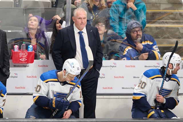 The St. Louis Blues made a coaching change in the middle of the night as Craig Berube fell victim to poor roster construction by management.