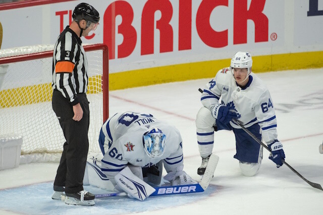 The Toronto Maple Leafs have lost goaltender Joseph Woll with a high ankle sprain. They'll likely wait it out rather than making a trade.