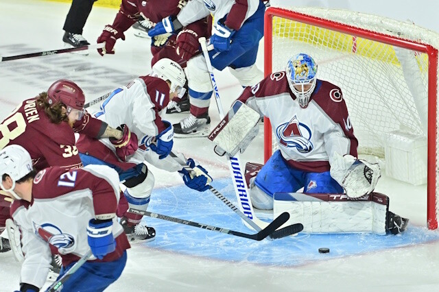 The Colorado Avalanche have let teams know who their trade targets are but they don't have the salary cap room just yet.