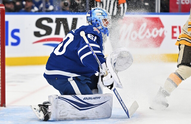 What will the Toronto Maple Leafs do about their goaltending situation between now and the trade deadline and for the rest of the season?