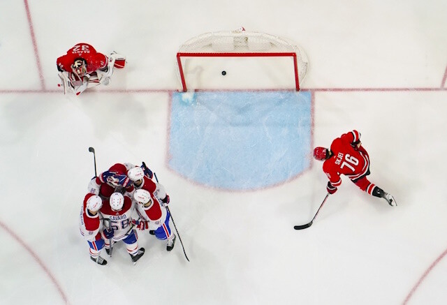 New Jersey Devils, Detroit Red Wings looking for defensemen. Montreal Canadiens have some trade chips. Penguins aren't trading Jake Guentzel.