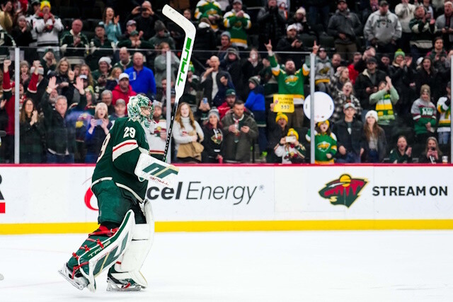 The Minnesota Wild think they're still in it, so they won't be trading Marc-Andre Fleury until then. Does he even want to be traded?