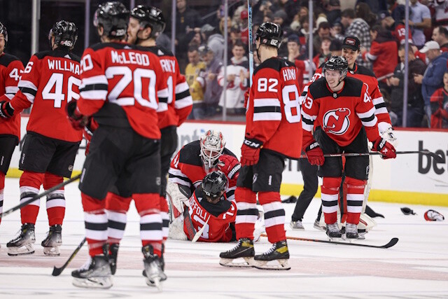 The New Jersey Devils give an extension to Tom Fitzgerald and updates on goaltending and two free agents - Tyler Toffoli and Dawson Mercer.