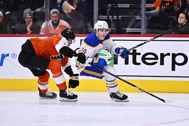 Are the Philadelphia Flyers and Buffalo Sabres eyeing each other? Are the Boston Bruins and Buffalo Sabres talking trade?