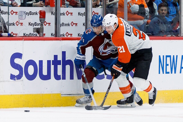 The Philadelphia Flyers asking for a first-round pick for Scott Laughton is fair . Expect the Colorado Avalanche to add a center.