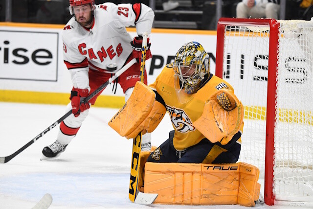 Would the Nashville Predators move Juuse Saros to give Yaroslav Askarov the net? Who would be interested?