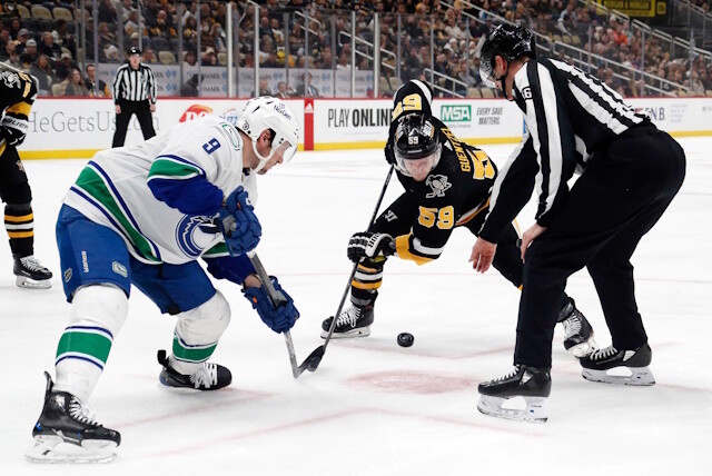 The Vancouver Canucks being interested in Pittsburgh Penguins winger Jake Guenztel but they don't want to trade another first-round pick.