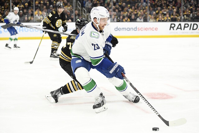 The Vancouver Canucks will wait to talk to Elias Lindholm about his future, and the Boston Bruins will be interested July 1st.