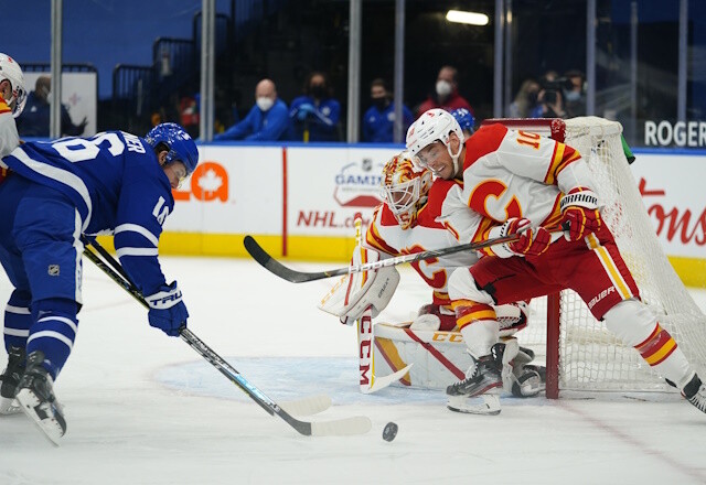 NHL injuries: Flames are hopeful for Jacob Markstrom by the weekend. Mitch Marner's ankle isn't responding like they had hoped.