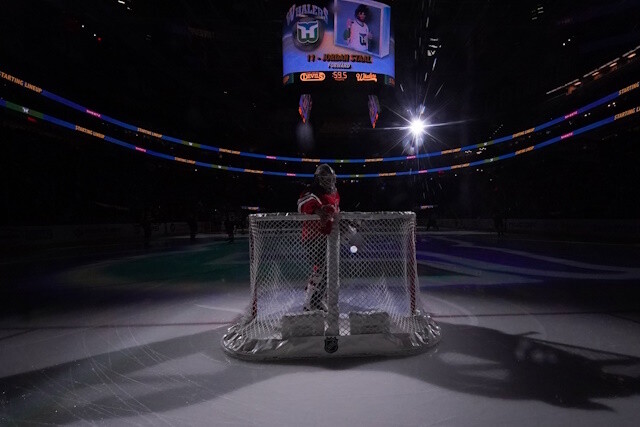 During his press conference on Tuesday, Devils President and general manager Tom Fitzgerald admitted he is in the market for a goalie.