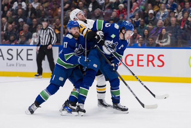 The Vancouver Canucks may not want to go to salary arbitration with Filip Hronek this offseason and the notion that he can't make more money than Quinn Hughes.