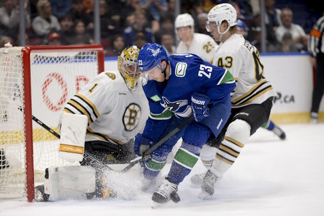 The Vancouver Canucks are interested in Jake Guentzel and could they flip Elias Lindholm to the Boston Bruins.