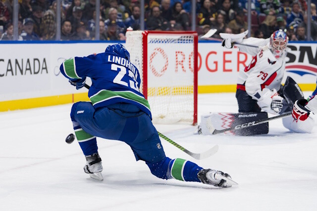 Trevor Zegras a game-time decision. Ilya Samsonov should be fine. Canucks trying to get to the bottom of Elias Lindholm's injury.